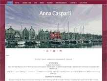 Tablet Screenshot of annacasparii.nl